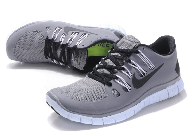 Nike Free 5.0 V2 Mens Shoes Black Grey - Click Image to Close